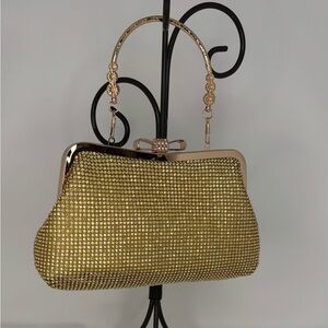 Elegant Gold Evening Bag